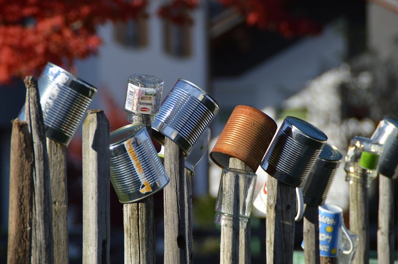 Repurposed Tin Can Lanterns